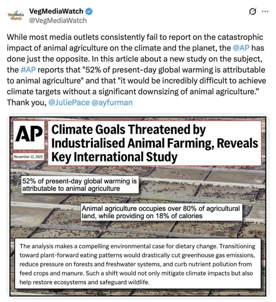 VegMediaWatch Associated Press 