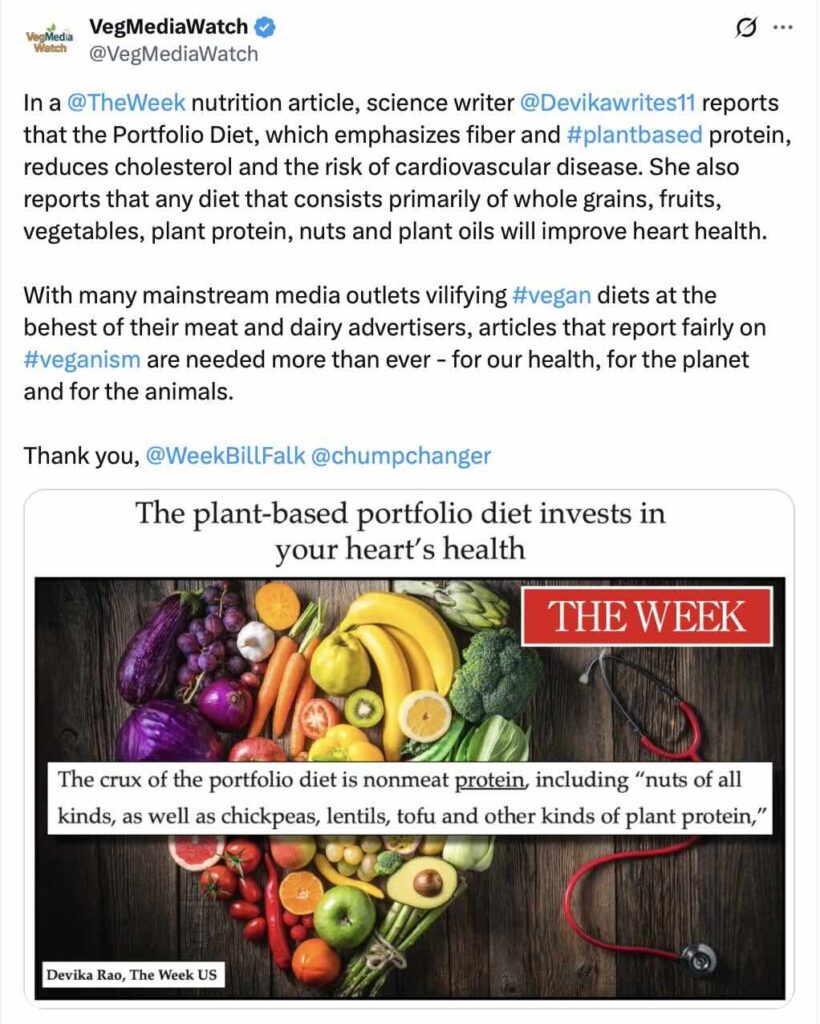 VegMediaWatch The Week 
