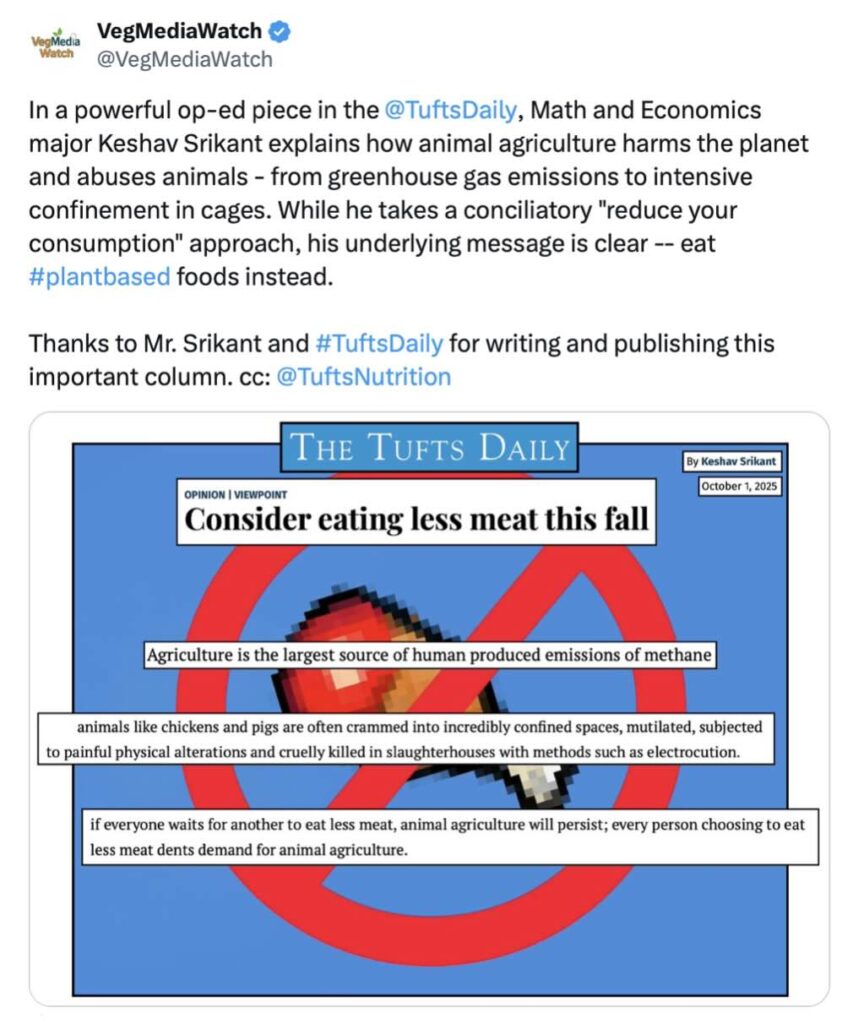 VegMediaWatch Tufts